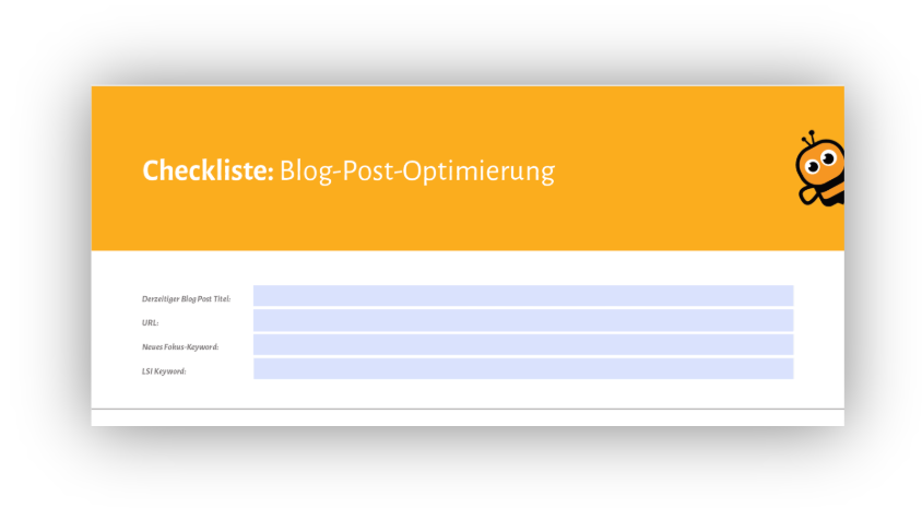 Cover Checkliste Blogpost